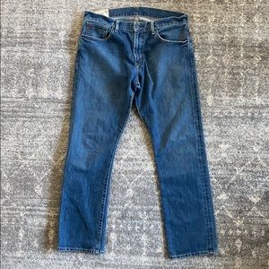 POLO RALPH LAUREN 33W 30L HAMPTON STRAIGHT JEANS